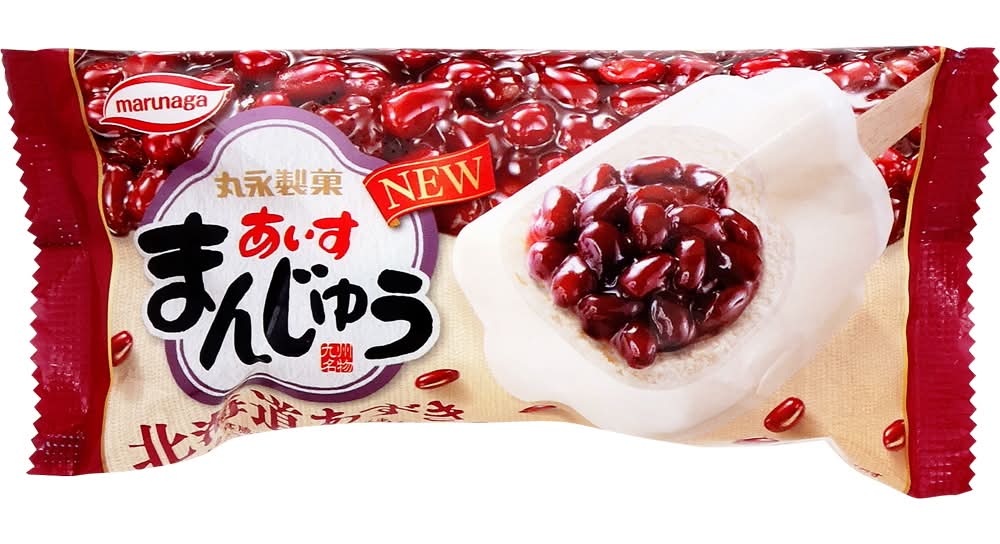 丸永製菓 九州名物 あいすまんじゅう 北海道あずき (90mL)