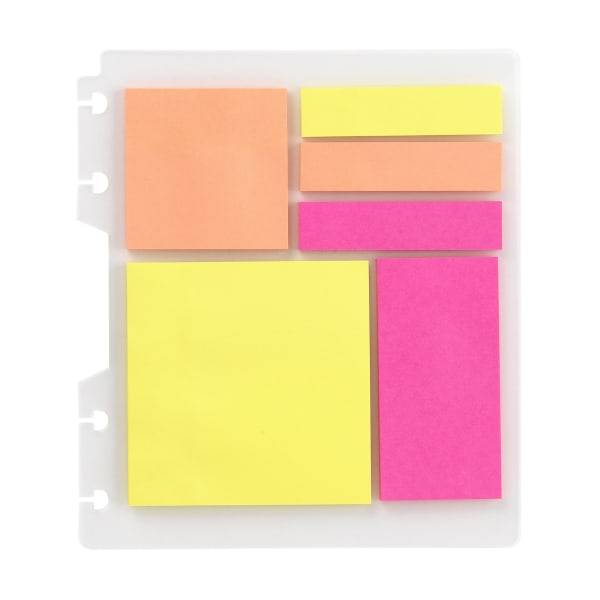 Tul Discbound Bright Sticky Note Pads Assorted Colors Per Pad 1 Dashboard Of Assorted Pads (6 ct)