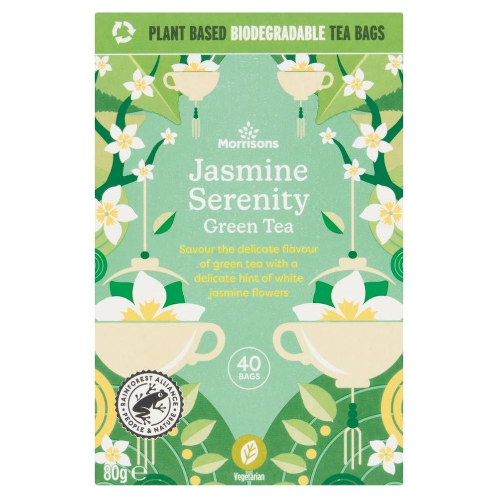 Morrisons Jasmine, Green Tea (40 pack)