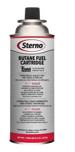 Sterno Butane Fuel 4CT (4 Units)