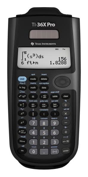 Texas Instruments Ti-36X Pro 16-digit Scientific Calculator, Black