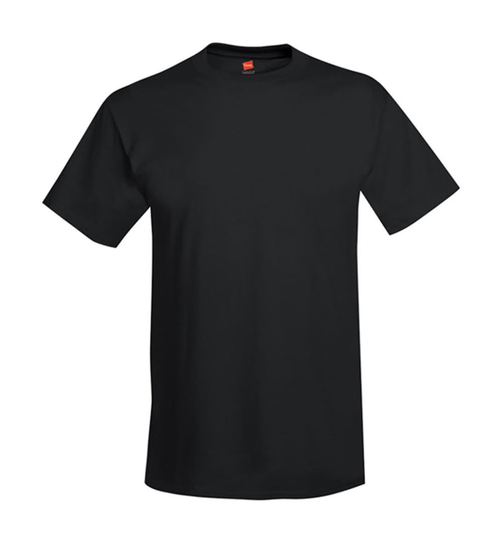 Hanes Men'S Short Sleeve Tee - Black Large