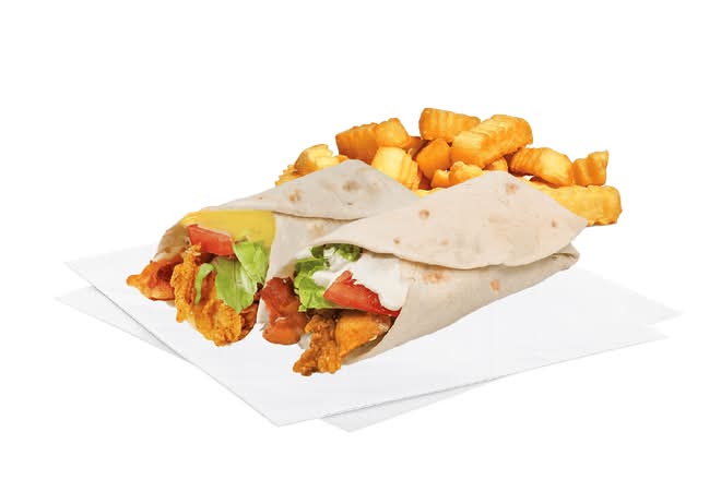 2 Wraps & Fry Deal