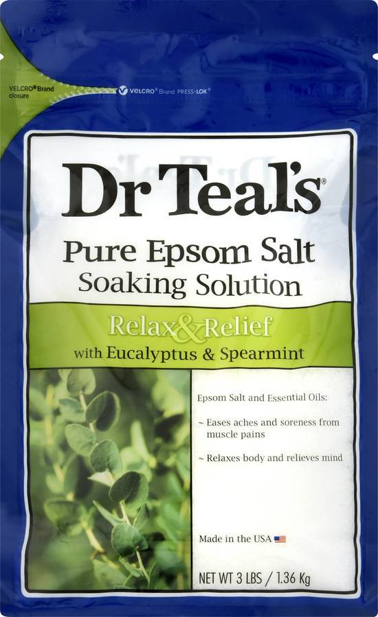 Dr. Teal's Relax & Relief Pure Epsom Salt Soaking Solution