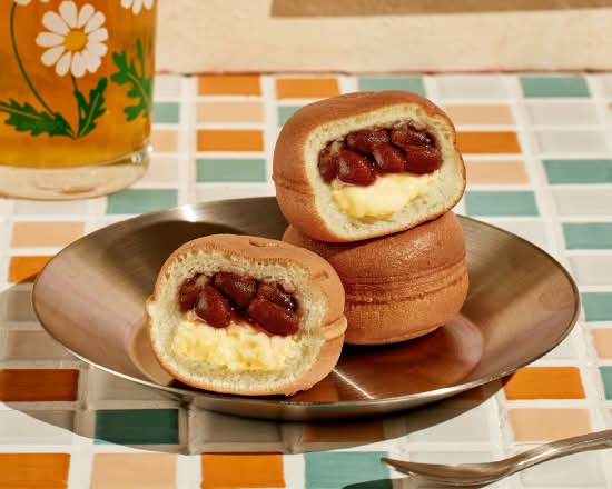 紅豆卡士達雞蛋糕