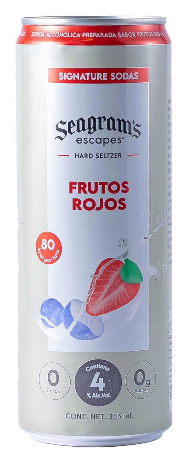 Seagram's Escapes · Bebida alcohólica preparada, frutos rojos (355 ml)