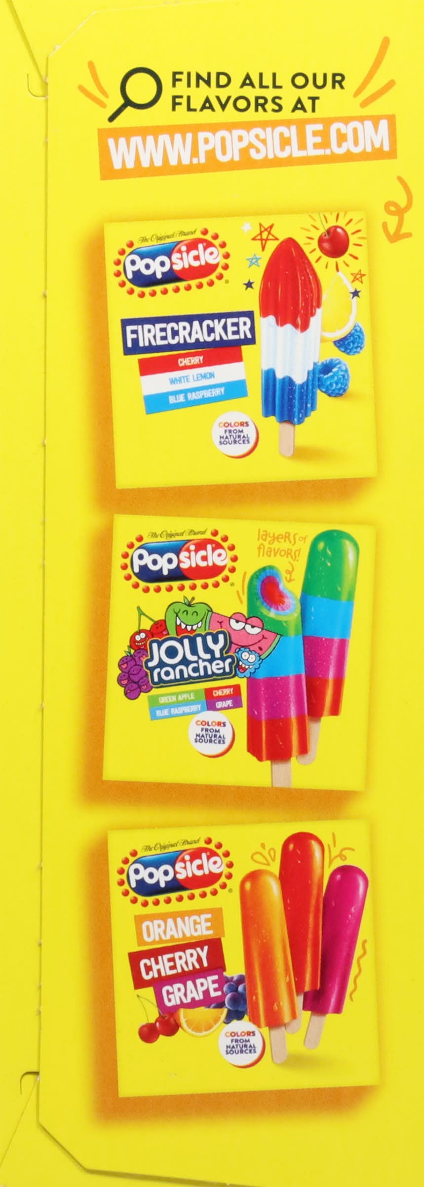 Popsicle Crayola Scribblers Ice Pops, Cherry Red-Wild Watermelon