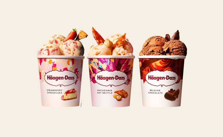 Tarrinas Häagen-Dazs 460 ml