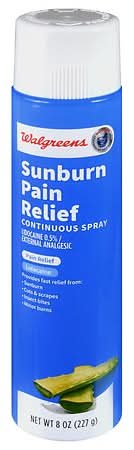Walgreens Sunburn Pain Relief Continuous Spray (8 oz)