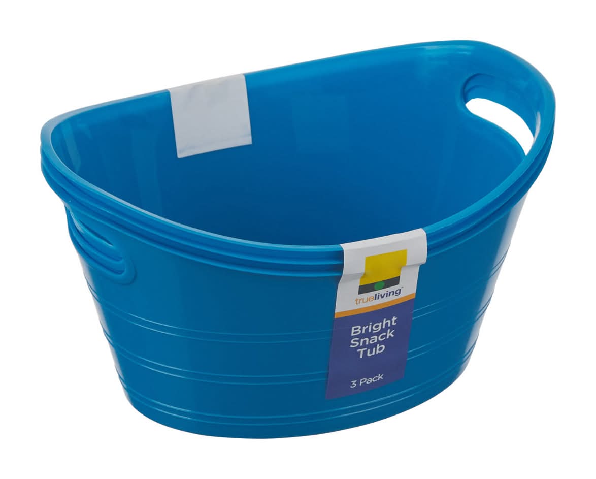 True Living Bright Snack Tub 3 Ct Assorted