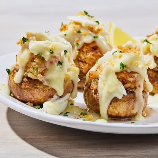 New! Crabby Stuffed Mushrooms