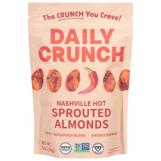 Diane's Kitchen Daily Crunch Nashville Hot Sprouted Almonds