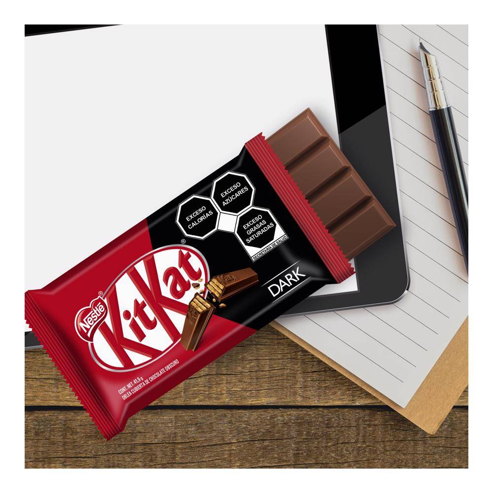 KitKat · Oblea cubierta de chocolate dark (41,5 g)