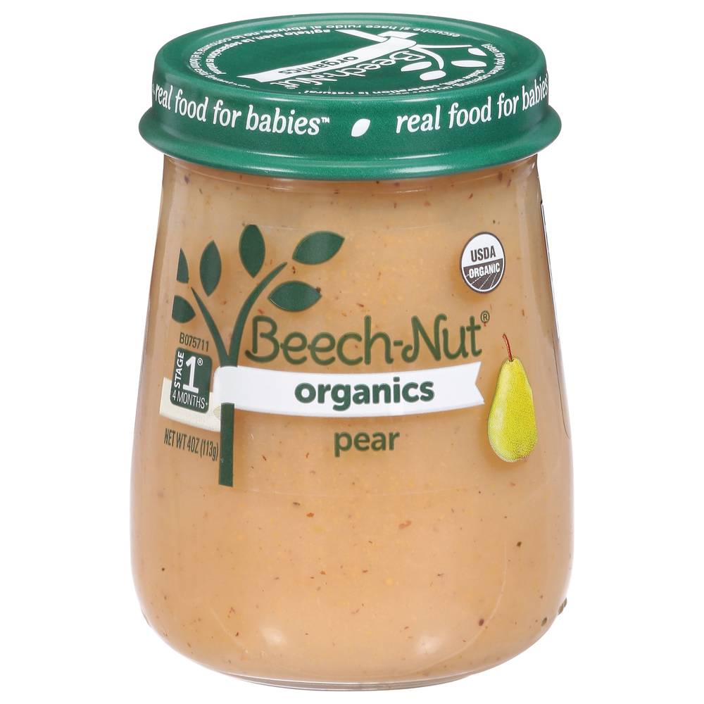 Beech-Nut Organics Pear, Stage 1 (4 Months+) 4 Oz
