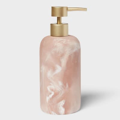 Threshold Pink Quartz Resin Soap Pump