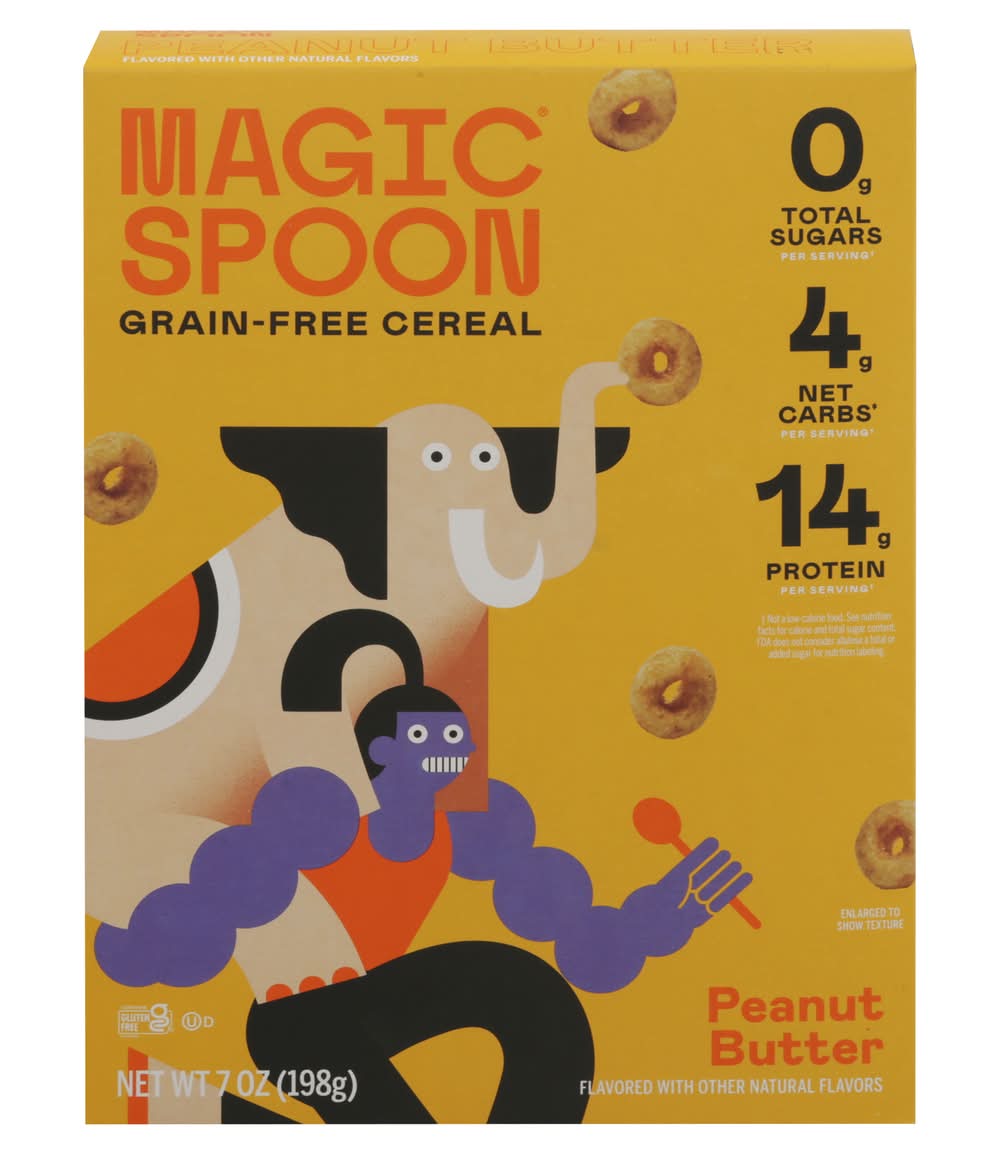 Magic Spoon Grain-Free Cereal, Peanut Butter (7 oz)