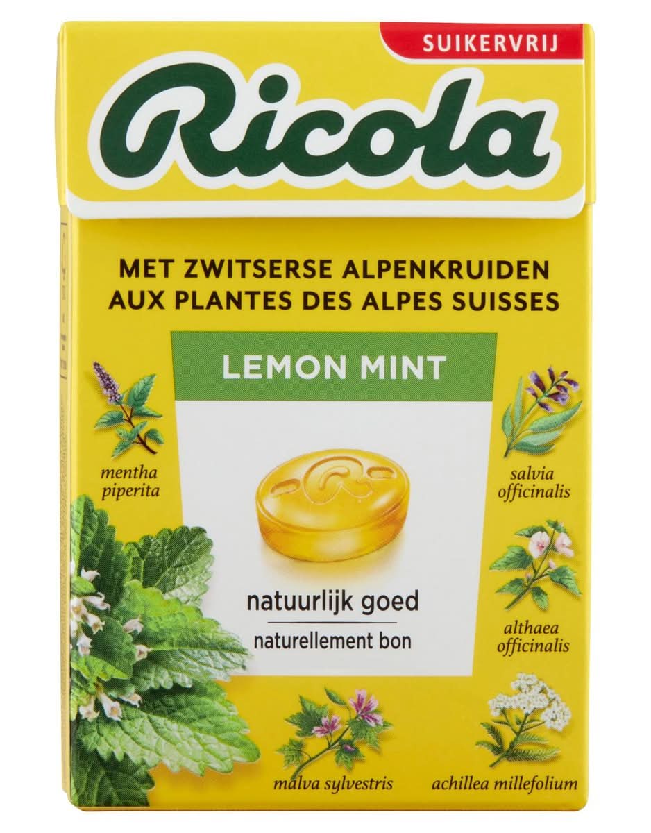 Ricola met Zwitserse Alpenkruiden Lemon Mint 50 g