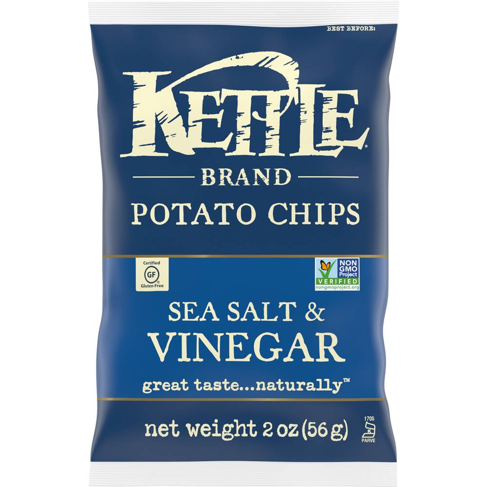 Kettle Brand Sea Salt & Vinegar Flavored Potato Chips