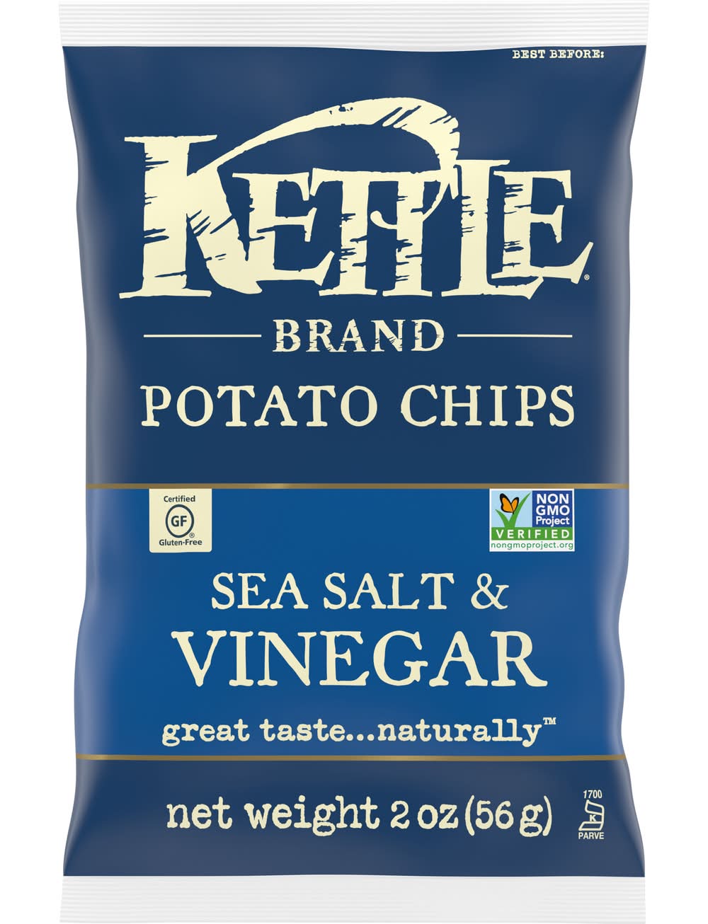 Kettle Brand Sea Salt & Vinegar Potato Chips (2 oz)