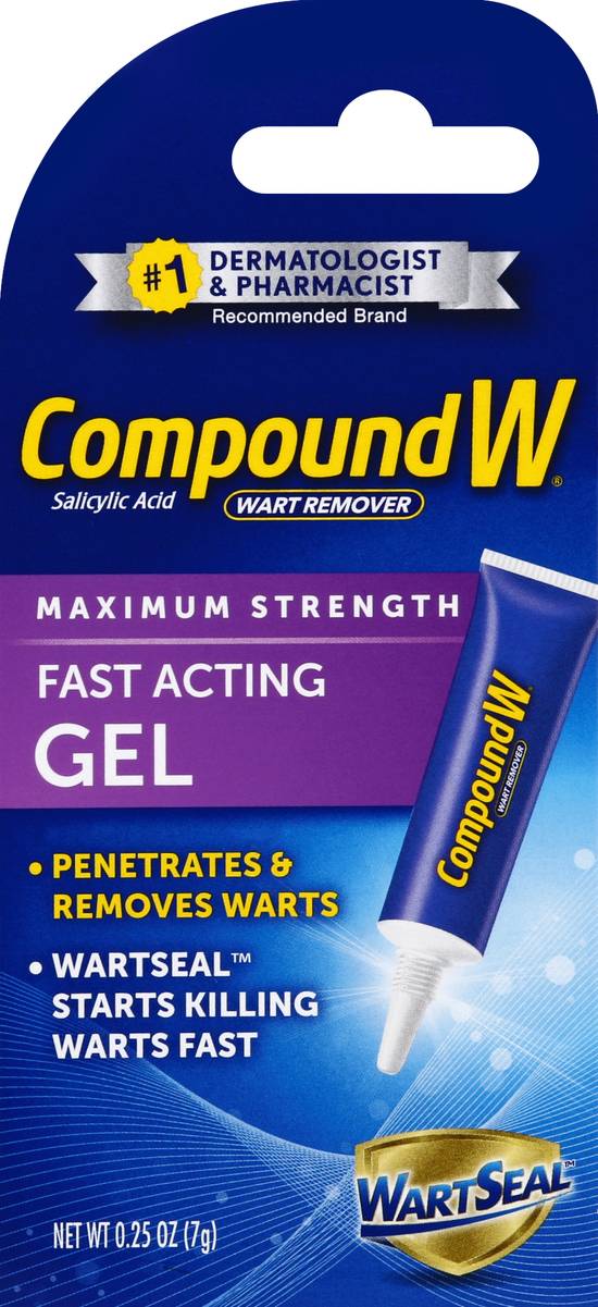 Compound W Maximum Strength Wart Remover Gel