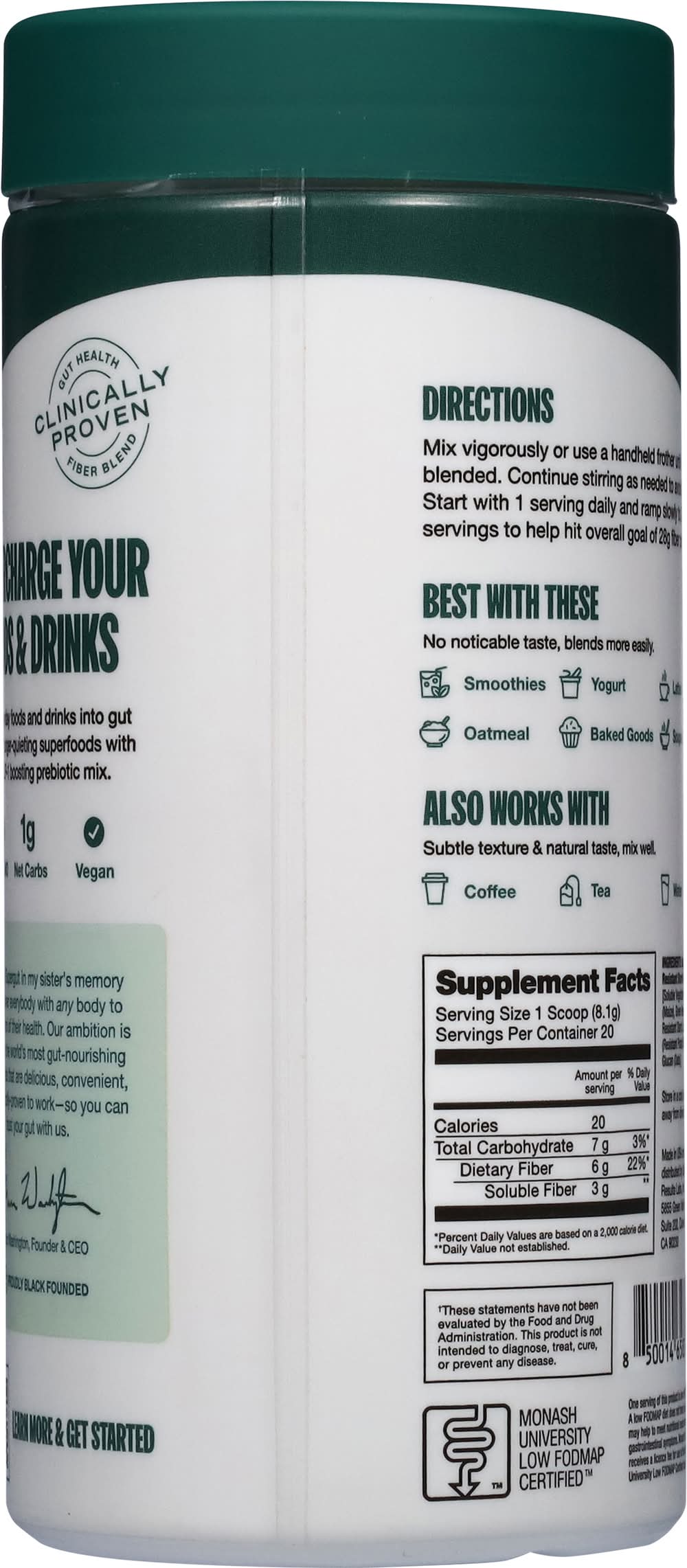 Supergut Glp-1 Booster For Craving Control & Digestive Gut Healthy  Probiotic Mix (5.7 oz)