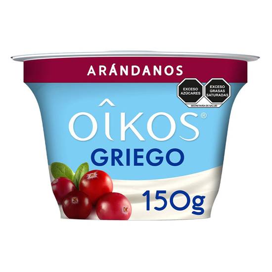 Oikos yoghurt griego con arándanos (vaso 150 g)