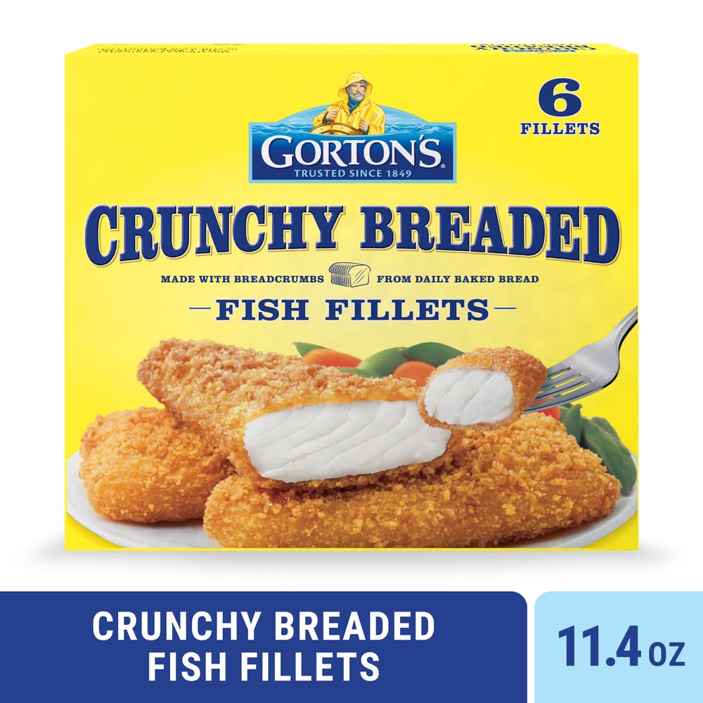 Gorton's Crunchy Breaded Fish Portions (11.4 oz, 6 ct)