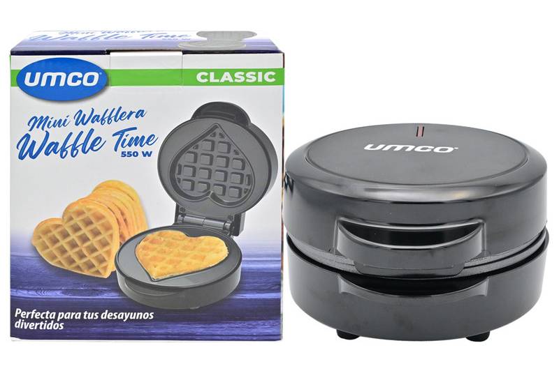 UMCO WAFFLERA MINI WAF TIME 550W 0656