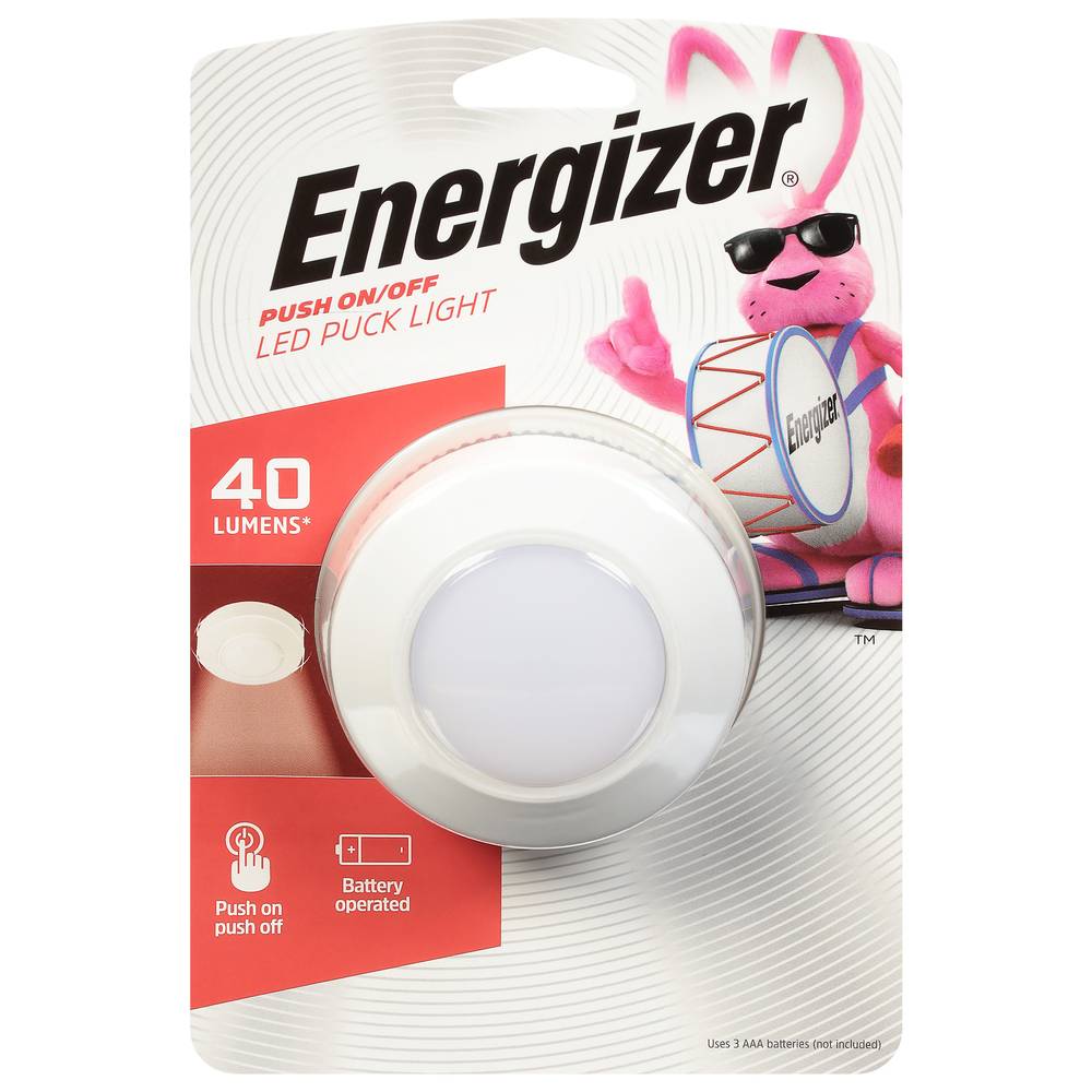 Energizer Push On/Off Led Puck Light