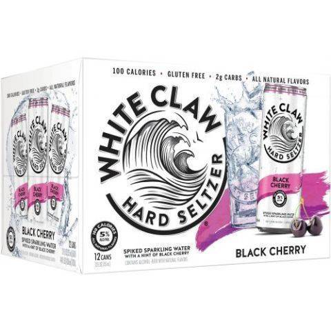 White Claw Black Cherry 12 Pack 12oz can