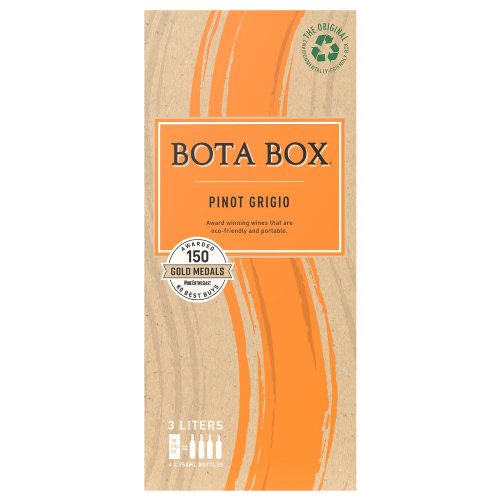 Bota Box Pinot Grigio Wine, 2018 (3 L)