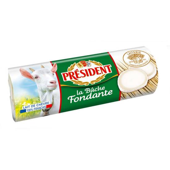 PRESIDENT - Fromage de chèvre La bûche fondante - 180g