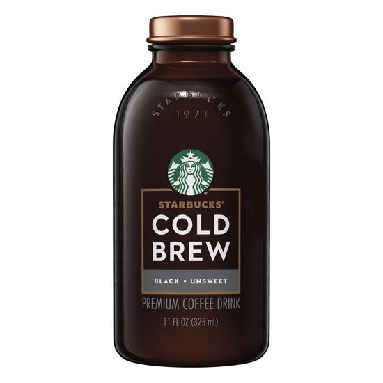 Starbucks Cold Brew Premiun Black Unsweet Coffee (11 fl oz)