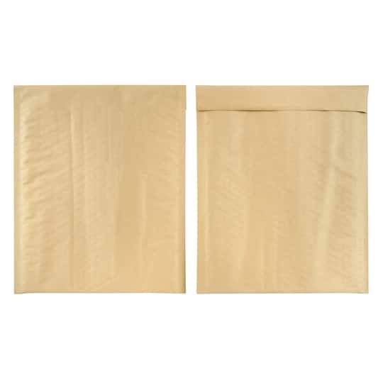 Celebrate It Bubble Mailers, 9.5in x 11.25in, Kraft (3 ct)