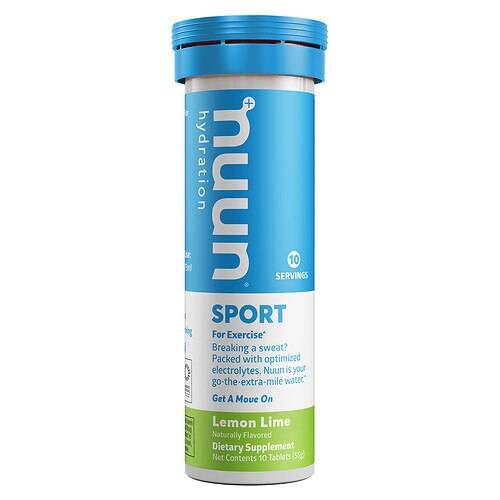 Nuun Hydration Sport Electrolyte Drink Tablets Lemon Lime - 10.0 ea