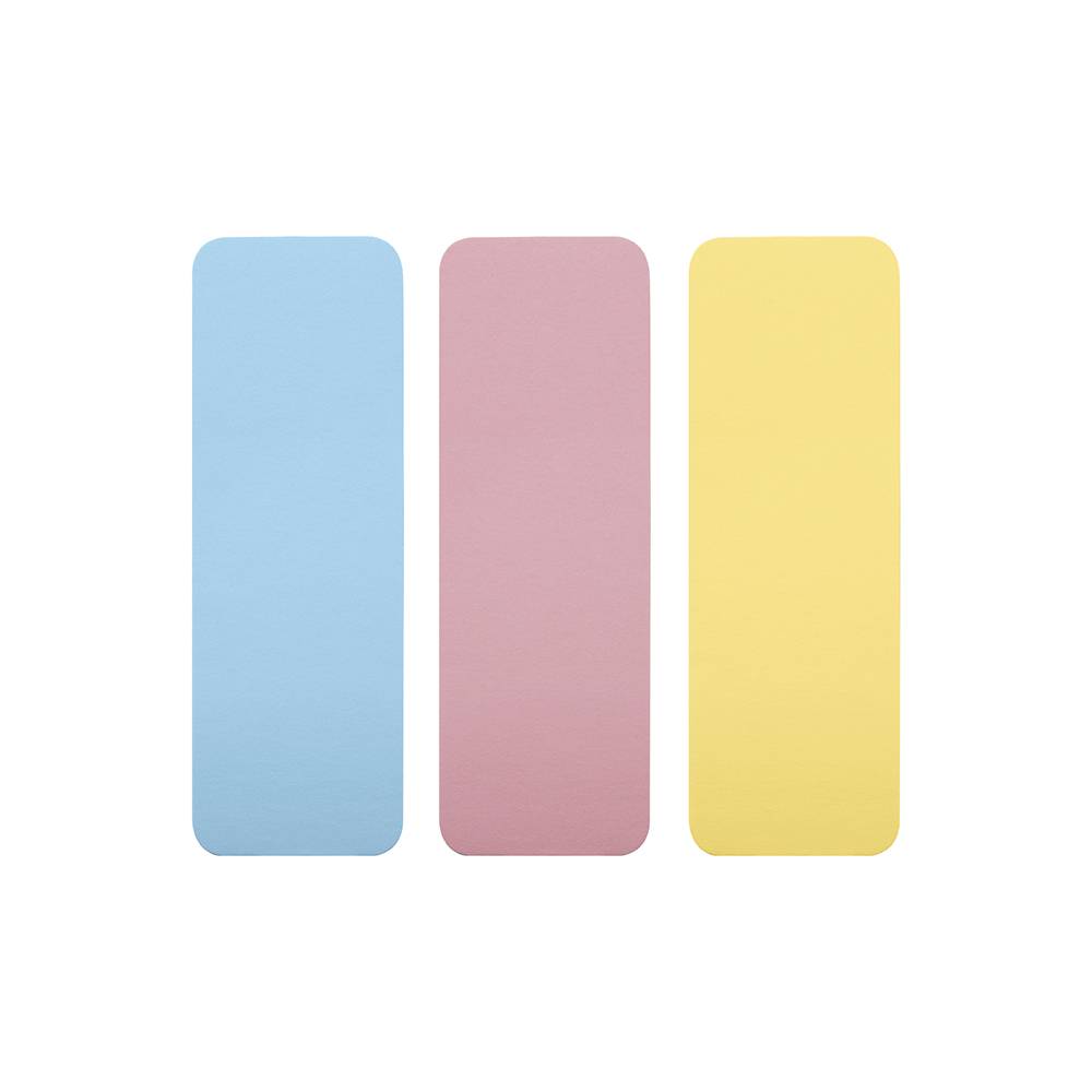 Miniso notas adhesivas tipo bandera multicolor (set 3 piezas)