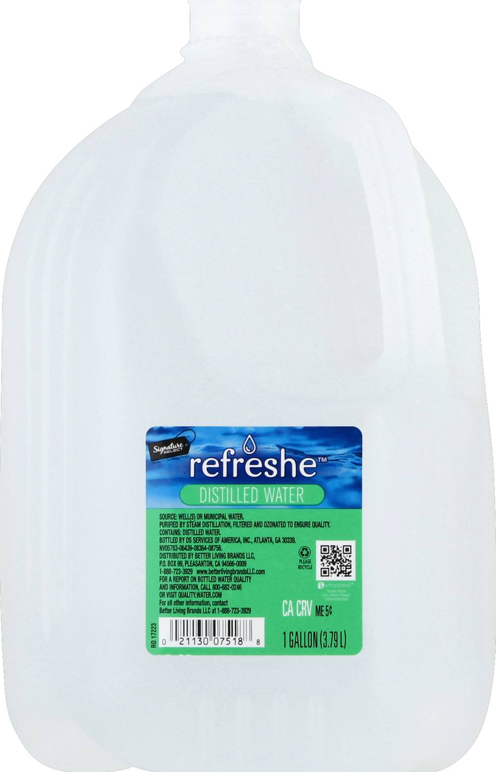 Signature Select Refreshe Distilled Water (1 gal)