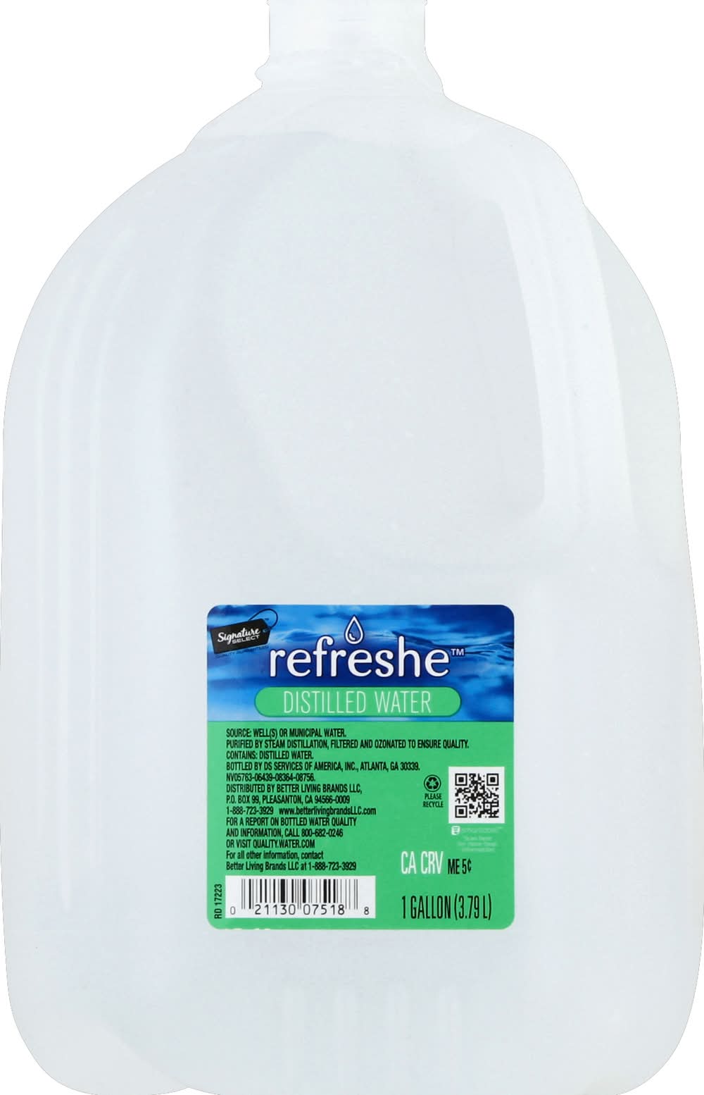 Signature Select Refreshe Distilled Water (3.79 fl oz)
