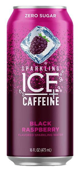 Sparkling Ice Caffeine Black Raspberry Sparkling Water 16oz