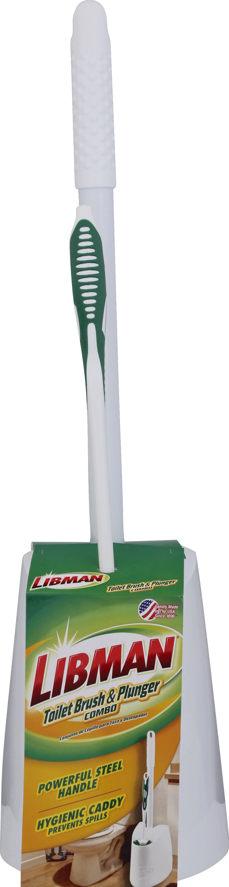 Libman Toilet Brush & Plunger Combo (2 ct)
