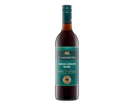 St Andrews Green Ginger Wine 750mL