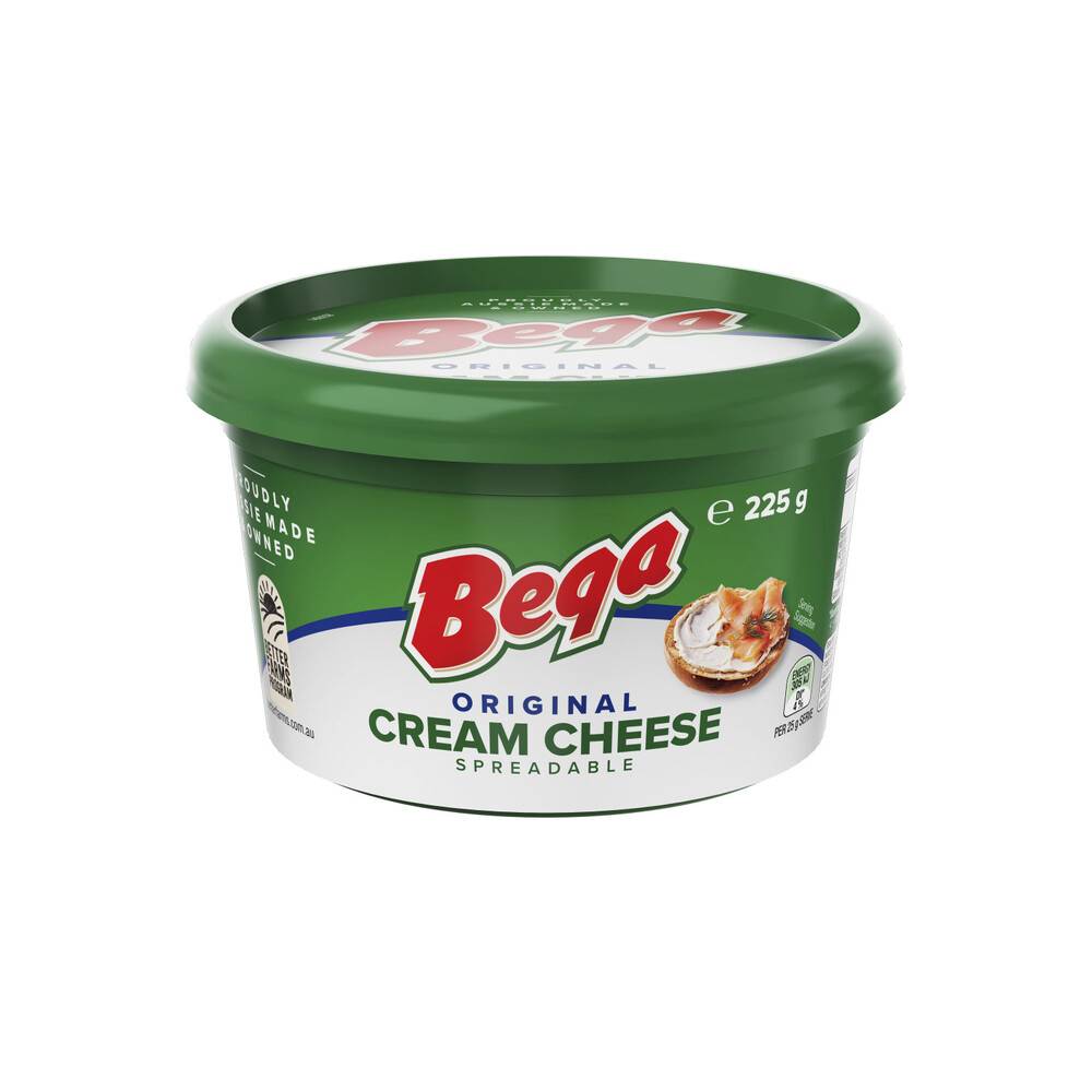 Bega Cream Cheese Spreadable Tub 225g