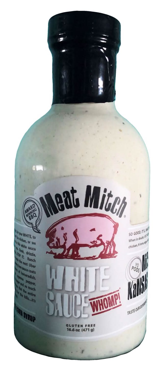 Meat Mitch White Sauce Whomp Bbq Sauce 16.6 Oz