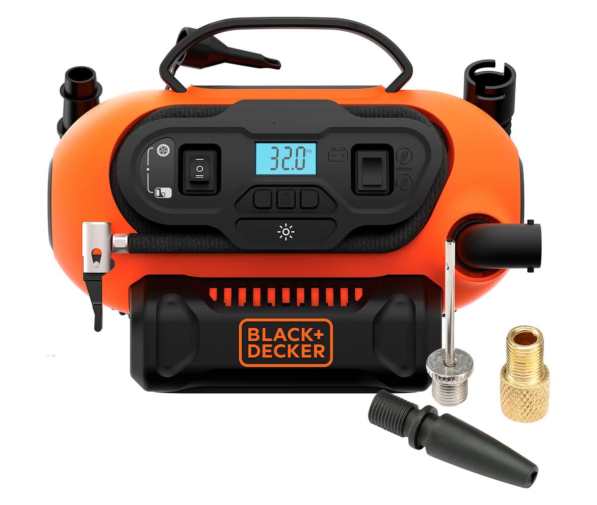 BLACK+DECKER · Compresor auto 12v bdinf20-b2c (600 g)