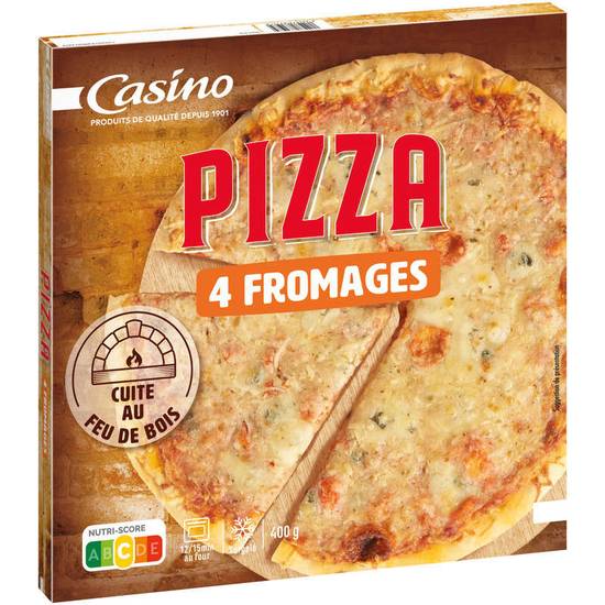 CASINO - Pizza 4 fromages - 400g