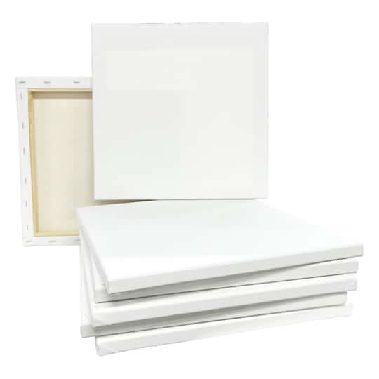 Artist's Loft Super Value Canvas, 12 X 12in., White (7 pack)
