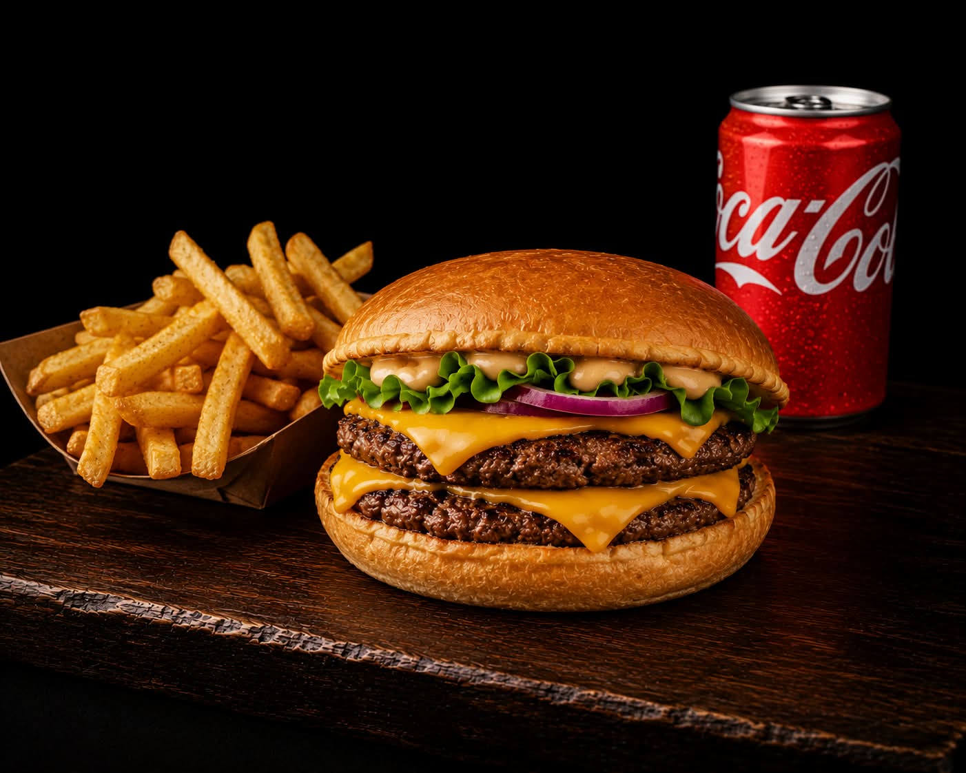 MENU DOUBLE Impact ( 2 steaks )
