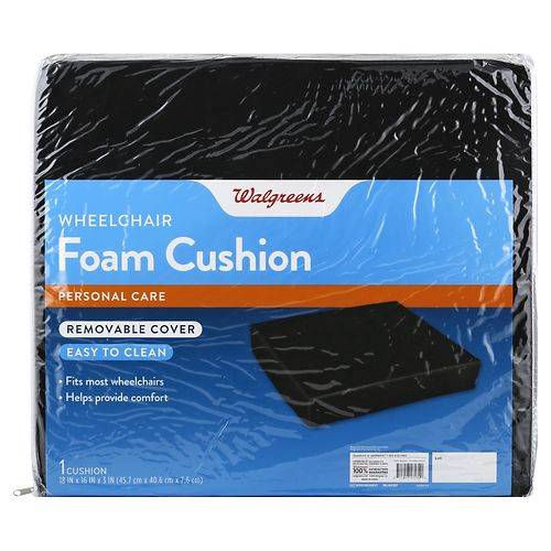 Walgreens Basic Foam Wheelchair Cushion - 1.0 ea