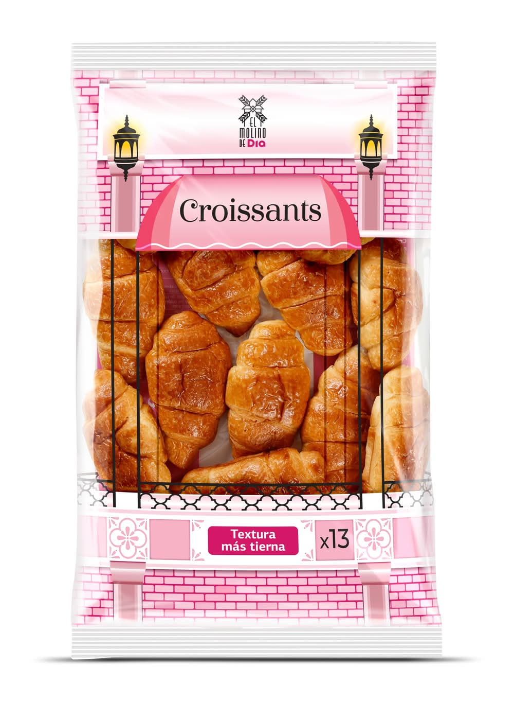 Croissants El Molino De Dia Bolsa 390 G