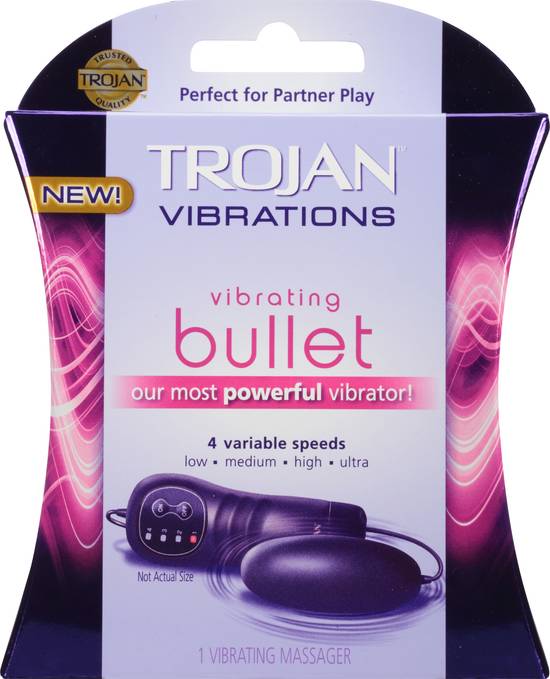 Trojan Vibrations Vibrating Bullet Personal Massager
